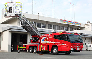 防火衣試着体験